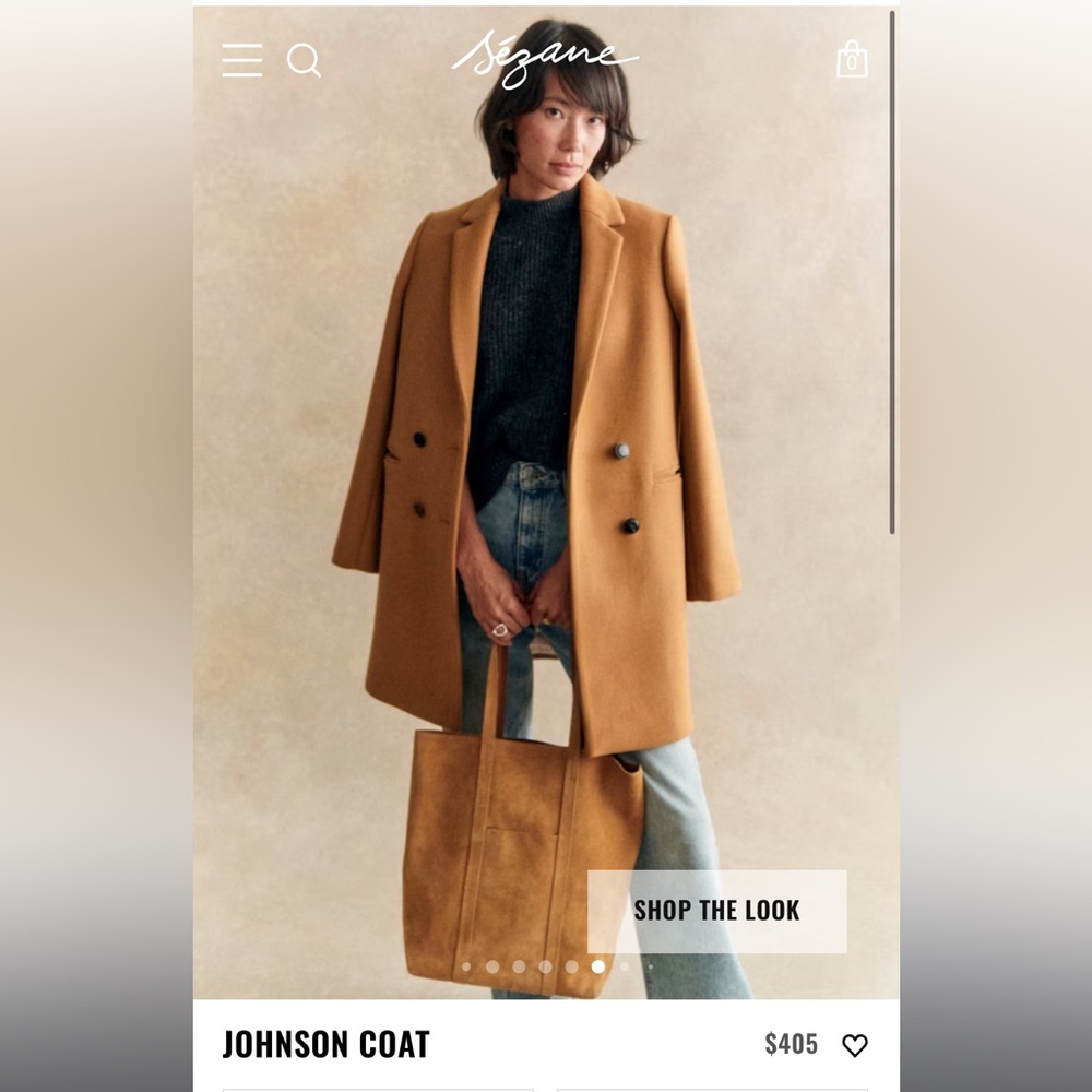Sezane Johnson Coat